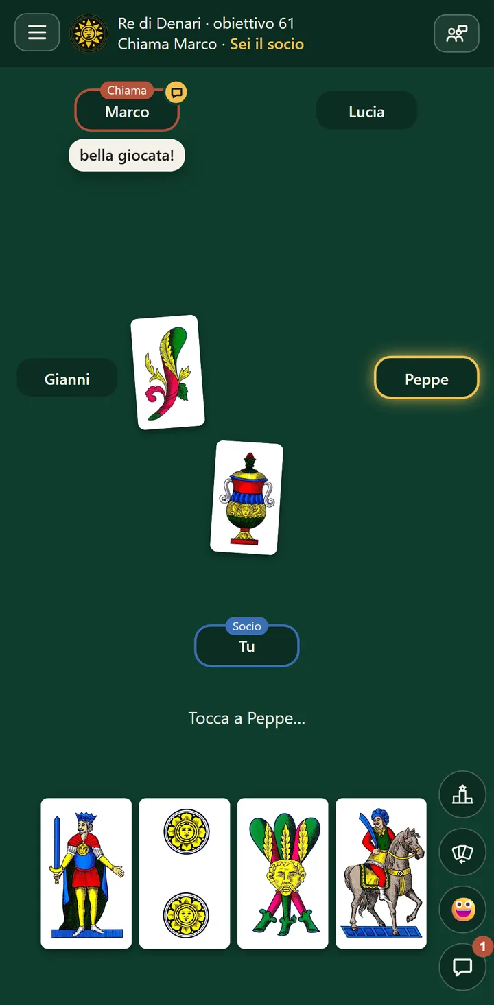 Una presa in corso